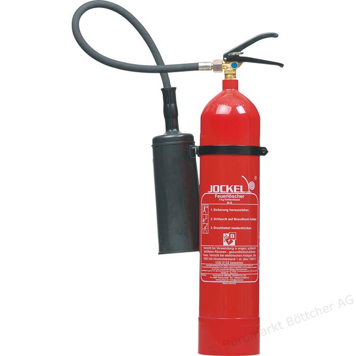 Feuerlöscher Jockel K5J CO2-Löscher 5 kg Kohlendioxid