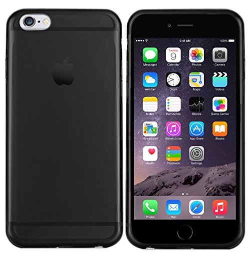 iPhone 6 Hülle in Schwarz - Silikonhülle Case