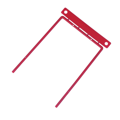 Abheftbügel D-Clip rot, Füllvermögen: 80 mm