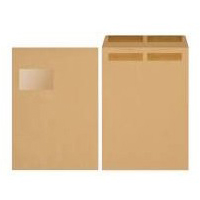 Versandtasche C4 braun, m.F.