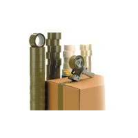 PP-Selbstklebeband, braun, leise, breit