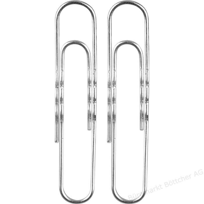 Aktenklammern 50 mm, gewellt, Corona