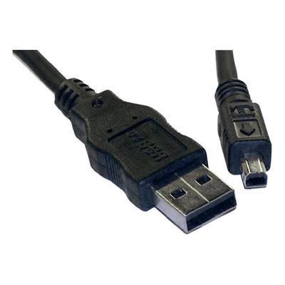 Mini USB 2.0 Kabel 2 m Schwarz
