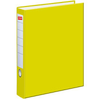 Ordner Plastic-Color, gelb, 8 cm breit