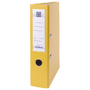 Ordner Plastik, 5 Star, gelb